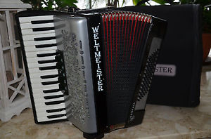 Akkordeon Weltmeister Kristall 72 NEU-wertig!
