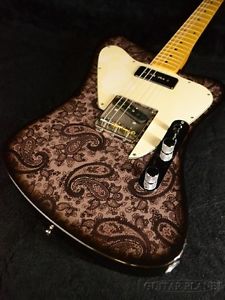 [USED]Crook Custom Guitars Non-Reverse Telebird -Brown Paisley-