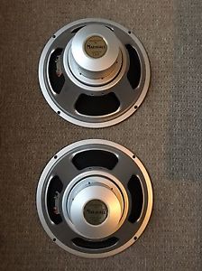 2 X 12 Marshall T652 Reissue Alnico 12 Inch Speakers Celestion made Blue Gold