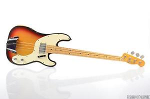 1973 FENDER Telecaster Electric Bass Guitar w/ Hard Case #26369