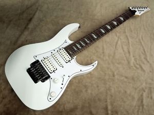 Ibanez 7 String Electric Guitar Premium UV71P-WH White STEVE VAI Signature Model
