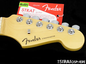 American Fender ELITE Stratocaster Strat NECK + LOCKING TUNERS USA Maple