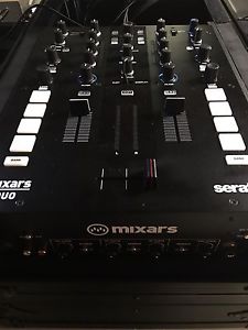 Mixars DUO Pro 2 Channel Battle Mixer w Serato and Black Label Odyssey Case