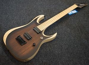 Free Shipping New Ibanez RGDIX6MRW Charcoal Brown Burst Flat Electric Guitar