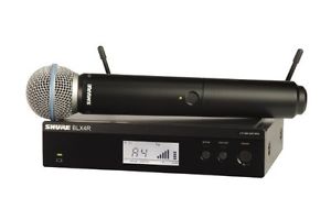 Shure BLX24R/B58 Wireless Vocal Rack Mount System with Beta 58A Handheld