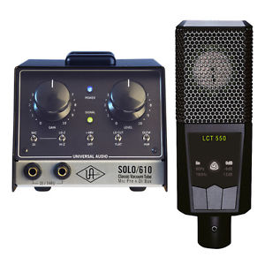 Universal Audio SOLO 610 Classic Tube Preamplifier & DI Box with LCT 550 Large-D