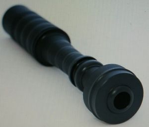 McCallum Black Acetyl highland bagpipe pipes with bannatyne synthetic zip bag