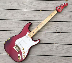 1980 / 1981 Fender "The STRAT" Stratocaster, True relic in Candy Apple Red