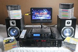 NEW RSQ CK-1 10 disc Magazine Karaoke Machine Home System DVD MP3 CDG
