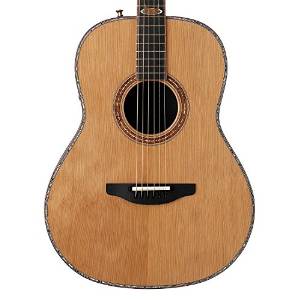 Ovation Limited Edition USA Custom 50th Anniversary Folklore Acoustic-Electric Guitar with Case, Natural