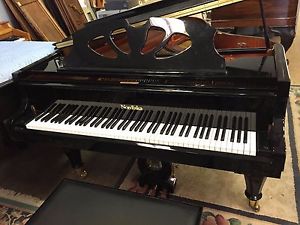 1962 5' 4" Ebony Black Nordiska Grand Piano SN#DG13280