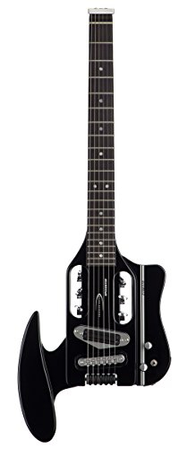 Traveler Guitar SPD HRB V2 Speedster Hot Rod Electric Travel Guitar, Black