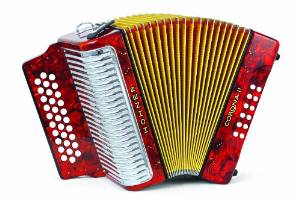 Hohner 3523GR 15.5-Inch 43-Key Accordion