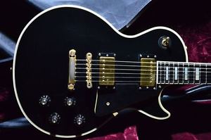1980's Navigator Les Paul Custom Type / Black Free Shipping Vintage