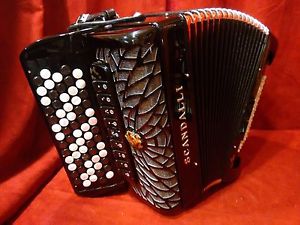NEW Scandalli Chromatic CBA Accordion Black Air Junior C 67/96 4/4 LMMH Italian