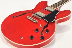 Gibson Memphis / ES-335 Dot Figured Cherry Electric Free Shipping