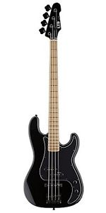 ESP Artist Series LGCP4BLK 4-String Bass Guitar, Black