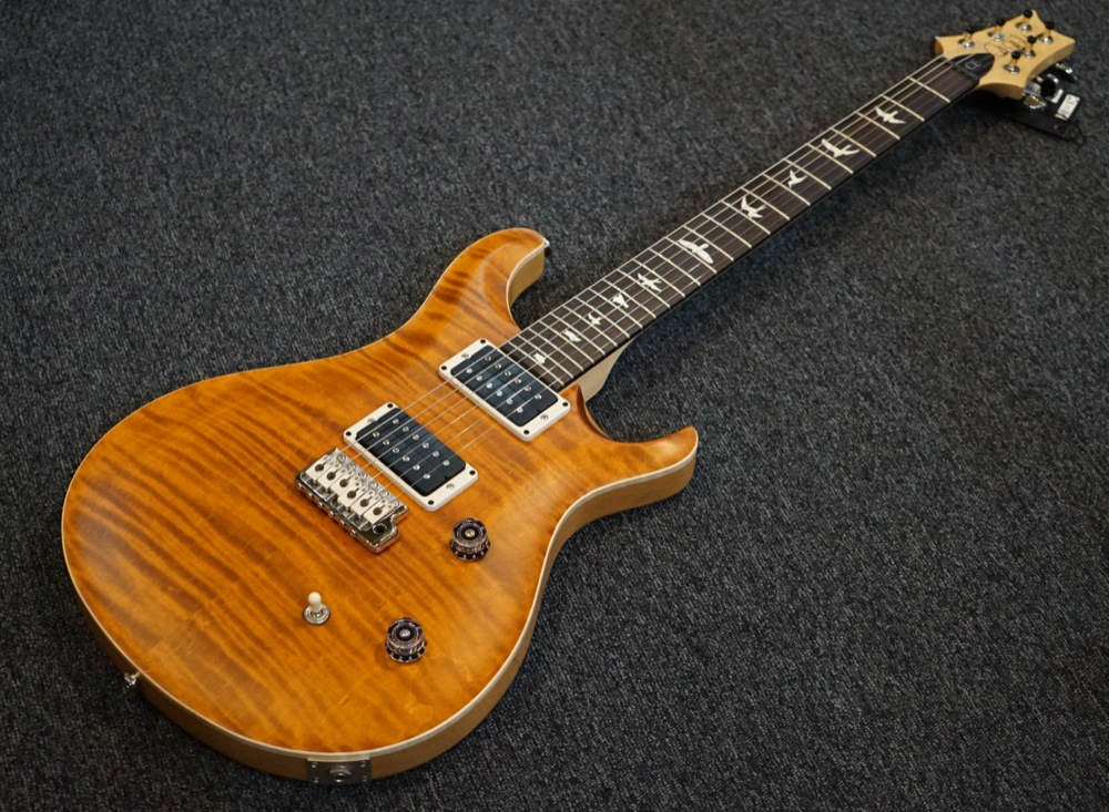 Paul Reed Smith PRS 2015 CE24 Amber Satin Electric Guitar w/Gig bag
