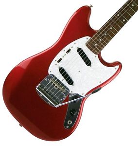 Fender Japan MG69 MH Candy Apple Red Matching Head Electric Guitar made in japan
