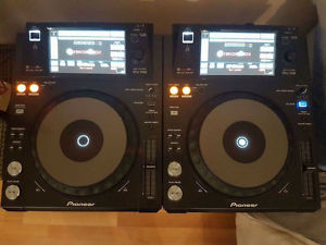Pair Pioneer XDJ-1000 - High Performance Multi-Player DJ Deck Touchscreen