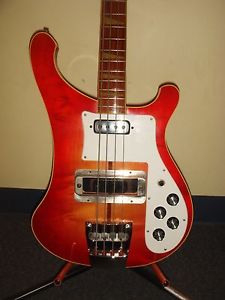 1975 RICKENBACKER 4001 Electric Bass Guitar - Fireglo Finish
