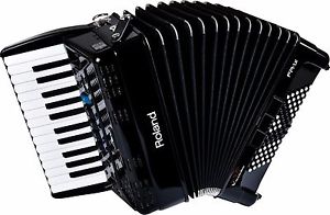 NEW Black Roland FR-1X Digital Accordion FR 1X (Smaller FR-3X FR-7X FR-8X)