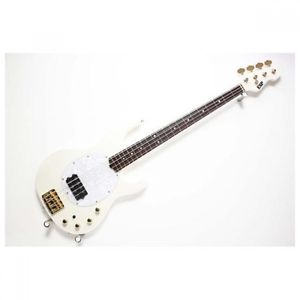 ESP AP Sting Ray White Color Used Electric Bass Guitar Best Deal Japan F/S
