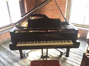 1985 7' 4" Ebony Gloss Yamaha C7 Concert Grand Piano SN#D3990950