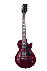 Gibson Memphis ESLPST16WRNH1 Semi-Hollow-Body Electric Guitar, Wine Red