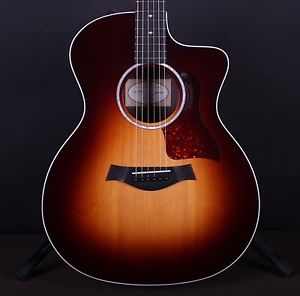 2014 Taylor 214ce Deluxe Sunburst Rosewood ES-T Grand Auditorium Guitar #4459