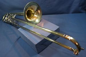 Bach Stradivarius Model 42 Trombone with F attachment, Case and Mouthpiece