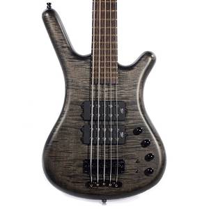 Warwick Custom Shop Corvette $$ 5-String Swamp Ash/AAA Flamed Maple Nirvana Black