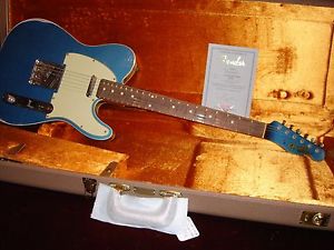2014 Fender Custom Shop 1960 Telecaster Custom Relic Lake Placid Blue w Match Hd
