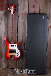 Rickenbacker 4003S FG Fire Glo 4 String Electric Bass Guitar w Hardshell Case