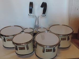 Pearl Championship Marching Band Tenors Sixes Drums New Carrier 6 6 10 12 13 14