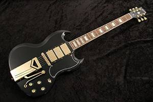 Free Shipping Gibson Japan Limited Run Sg Standard 3pu W/sideways Ebony Guitar