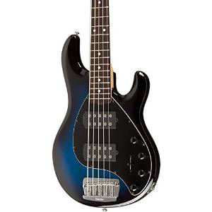 Ernie Ball Music Man Stingray 5 HH 5-String Electric Bass Pacific Blue Burst Rosewood Fretboard