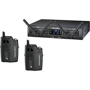 Audio Technica ATW-1311 Dual Channel Wireless Lavalier / Lapel System - No Mic
