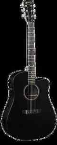 Martin Gitarre DCPA5 black + Fishman + Cut Tonabnehmer AUSSTELLER !! UVP: 1120 €