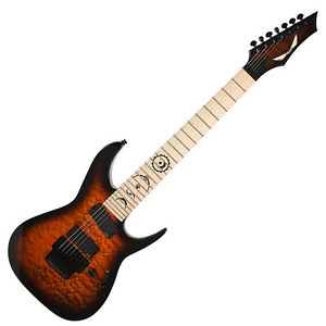 Dean Rusty Cooley Signature 7 String Electric Guitar EMG Quilted Top Outworld