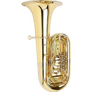Miraphone S186 Standard Series 4/4 BBb Tuba S186-4V Lacquer 4 Valve Standard Slides