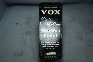Vintage 60's Vox Clyde McCoy Wah-Wah Pedal with Fasel inductor, excellent sound