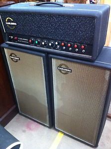 Vintage 1970s Carlsbro Valve Amplifier & 1 Pair Of Speakers