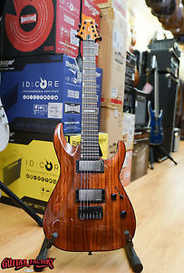 ESP LTD H-1007B Koa Deluxe Electric Guitar NEW 7 String
