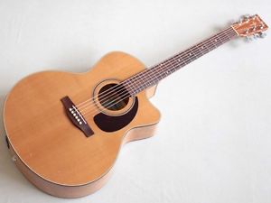 Simon&Patrick Cut-Away GT Mini-Jumbo w/soft case F/S Guiter Bass From JAPAN #V36