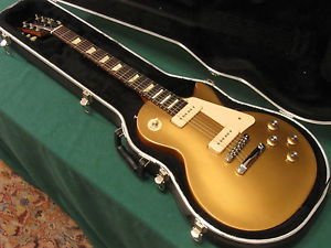 2011 Gibson Les Paul Gold Top 60s Tribute P-90 Guitar Exc Cond w/ Hard Case