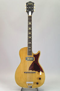 1960 Harmony H-48 Stratotone Mercury Hollow Guitar Free Shipping Vintage