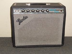 VINTAGE 1979 FENDER PRINCETON REVERB SILVERFACE GUITAR AMP A953299