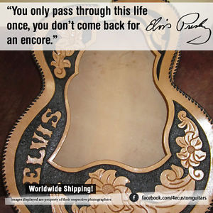 4ecustomguitars Elvis Presley Gibson SJ-200 Acoustic Guitar Leather Cover