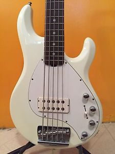 Vintage 1995 Music Man Stingray 5 White 5-string bass - 100% stock w/ Hard Case